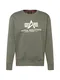 ALPHA INDUSTRIES Sweatshirt khaki / naturwei