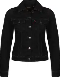 LEVI'S Prijelazna jakna crni traper