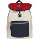 Tommy Jeans Rucksack ''''Heritage'''' dunkelblau / beige / rot