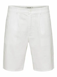 Leinen Shorts weiß