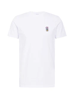 Iriedaily T-Shirt 'Bye Bye' gelb/grn/rot/wei