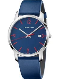 Uhr blau / rot