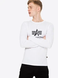 ALPHA INDUSTRIES Shirt schwarz/offwhite