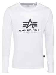 ALPHA INDUSTRIES Shirt schwarz/offwhite