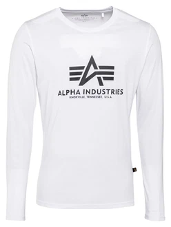 ALPHA INDUSTRIES Shirt schwarz/offwhite