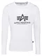 ALPHA INDUSTRIES Shirt schwarz / offwhite