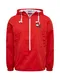 Tommy Jeans Jacke ''''TJM CONTRAST ZIP POPOVER'''' rot