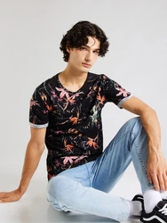 Key Largo Shirt Jungles rot/schwarz