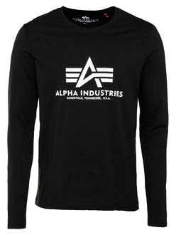 ALPHA INDUSTRIES Shirt schwarz/wei