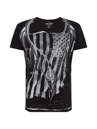 Shirt ''''MT RAZOR BLADE'''' schwarz / grau / weiß