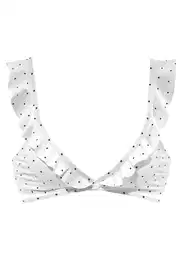 Horní díl plavek 'Sparkle' marine modrá / bílá