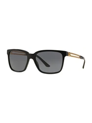 VERSACE Sonnenbrille 'AZETAT' grau/schwarz