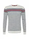 Petrol Industries Pullover dunkelblau / offwhite