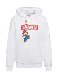 LEVI''''S Sweatshirt ''''NINTENDO GRAPHICPOHOODIEB'''' weiß / rot