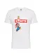 LEVI''''S Shirt ''''NINTENDO GRAPHICCREWNECKTEE'''' weiß / rot