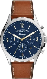 Uhr FORRESTER CHRONO, FS5607 blau / braun