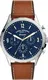 FOSSIL Uhr FORRESTER CHRONO, FS5607 blau / braun