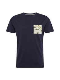 Shirt grau / navy