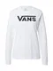 VANS Tričko  černá / bílá