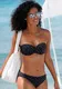 LASCANA Bikini gornji dio 'Sparkel'  crna