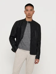 Only & Sons Jacke Mike Racer Jacket schwarz