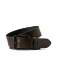JACK & JONES Gürtel 'Victor' dunkelbraun