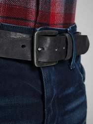 JACK & JONES Gürtel 'Victor' schwarz