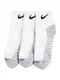 NIKE portne nogavice  siva / rna / bela