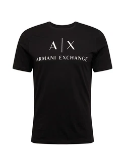 ARMANI EXCHANGE T-Shirt '8NZTCJ' schwarz/wei