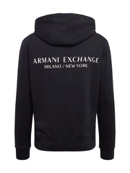 ARMANI EXCHANGE Sweatshirt Hoodie navy/wei