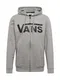 VANS Sweatjacke ''''VANS CLASSIC ZIP HOODIE II'''' schwarz / grau