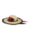 TOMMY HILFIGER Klobouk ''''TOMMY BEACH FEDORA''''  červená / béžová / tmavě modrá
