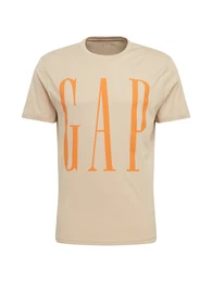 Shirt beige / orange