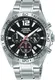 LORUS Chronograph ''''Sport, RT333JX9'''' schwarz / silber