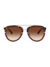 Sonnenbrille beige / braun