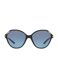 Sonnenbrille blau / gold / schwarz