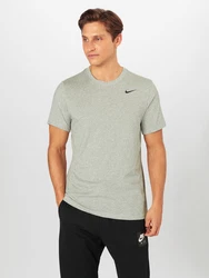 NIKE Sportshirt graumeliert/schwarz