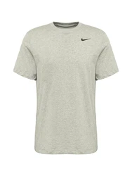 NIKE Sportshirt graumeliert/schwarz