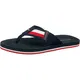 TOMMY HILFIGER Zehentrenner dunkelblau / rot / weiß