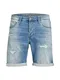 JACK & JONES Shorts ''''Rick'''' blue denim