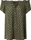 Dorothy Perkins Tričko ''''FOIL TOP''''  khaki