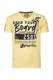 CAMP DAVID T-Shirt gelb / navy / weiß / pfirsich