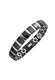 Lunavit Armband Magnet Keramikarmband Titan schwarz