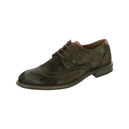 Schnrschuhe braun / grn