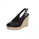 TOMMY HILFIGER Sandale 'Elena'  crvena / crna / bijela
