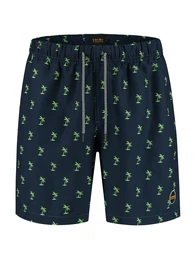 Badehose `Palmtree´ blau