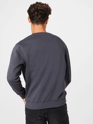 ALPHA INDUSTRIES Sweatshirt dunkelgrau/naturwei
