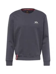 ALPHA INDUSTRIES Sweatshirt dunkelgrau/naturwei