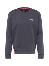 ALPHA INDUSTRIES Sweatshirt dunkelgrau/naturwei