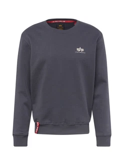 ALPHA INDUSTRIES Sweatshirt dunkelgrau/naturwei